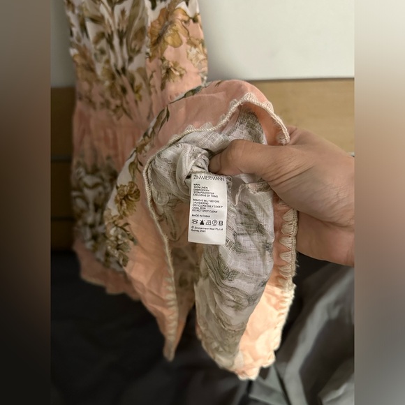 Zimmermann Chintz Tiered Midi skirt Size 2P - Picture 6 of 10